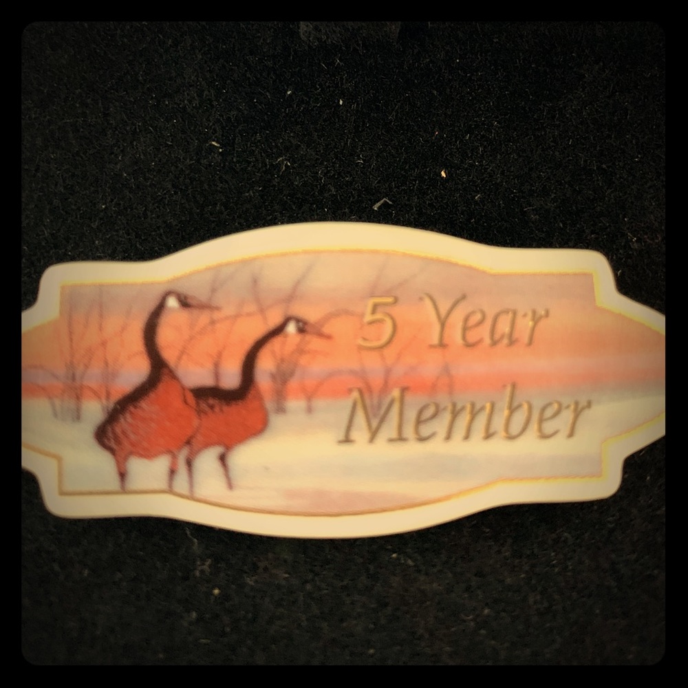 Buckley moss society broach five year member
